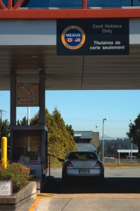 Nexus Lane Instructions for USA Canada Border
